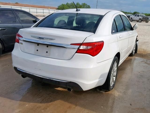 1C3CCBBG4DN678449 - 2013 CHRYSLER 200 TOURIN WHITE photo 4