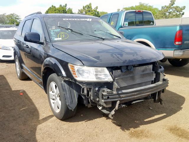 3D4PH1FG0BT523495 - 2011 DODGE JOURNEY MA BLACK photo 1