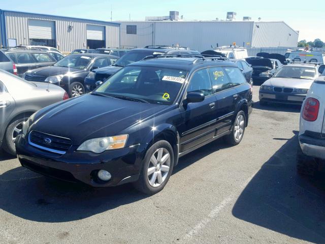 4S4BP61C767344677 - 2006 SUBARU LEGACY OUT BLACK photo 2