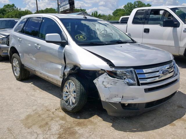 2FMDK4JC3ABB66021 - 2010 FORD EDGE SEL SILVER photo 1