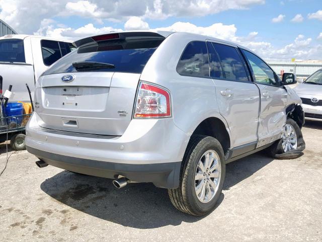 2FMDK4JC3ABB66021 - 2010 FORD EDGE SEL SILVER photo 4