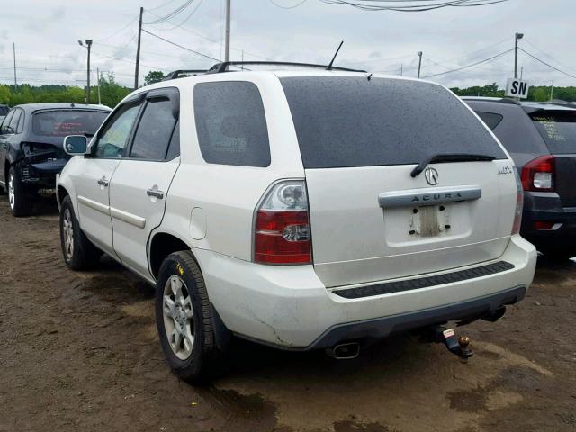 2HNYD18824H550724 - 2004 ACURA MDX TOURIN WHITE photo 3