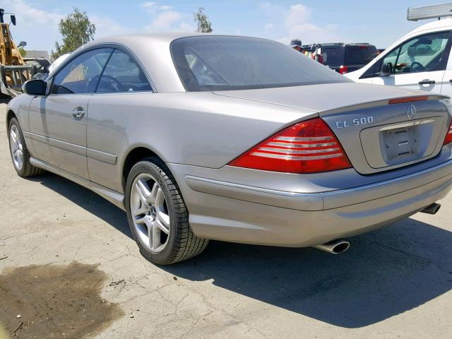 WDBPJ75J76A046920 - 2006 MERCEDES-BENZ CL 500 SILVER photo 3