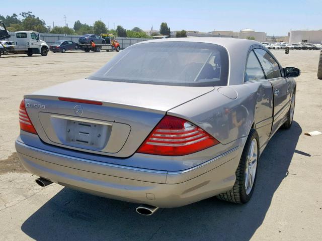 WDBPJ75J76A046920 - 2006 MERCEDES-BENZ CL 500 SILVER photo 4