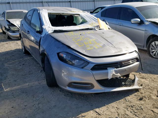 1C3CDFBBXGD538019 - 2016 DODGE DART SXT SILVER photo 1