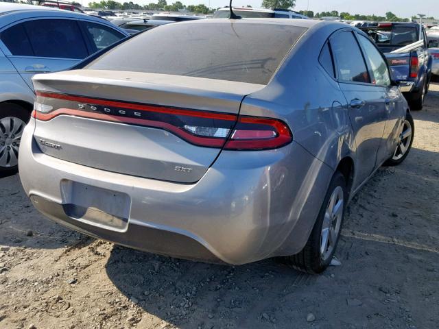 1C3CDFBBXGD538019 - 2016 DODGE DART SXT SILVER photo 4