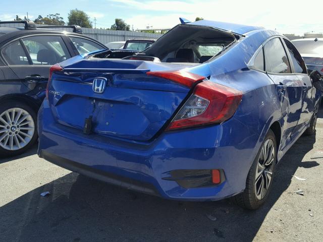 19XFC1F78GE205613 - 2016 HONDA CIVIC EXL BLUE photo 4