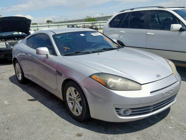 KMHHM66D98U295491 - 2008 HYUNDAI TIBURON GS SILVER photo 1