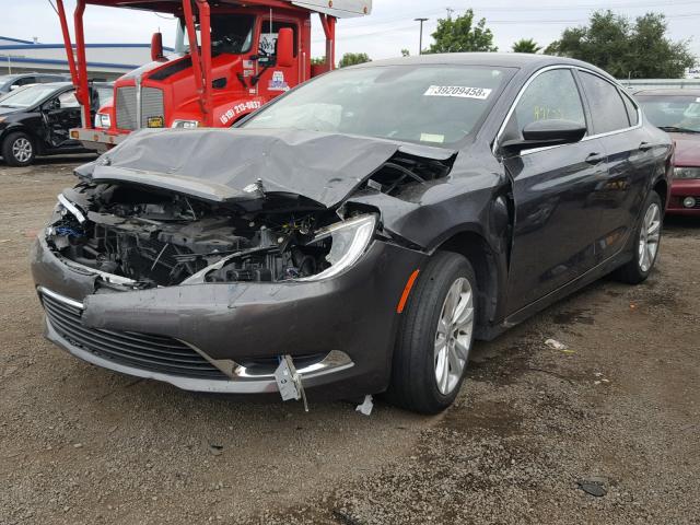 1C3CCCAB5FN750421 - 2015 CHRYSLER 200 LIMITE GRAY photo 2