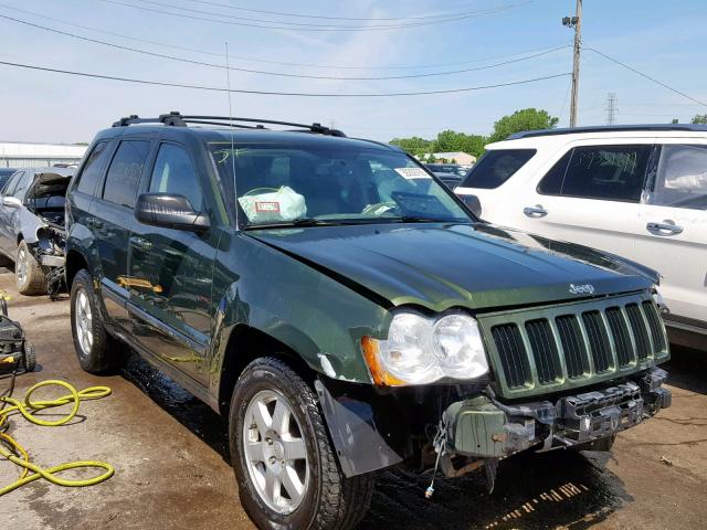 1J8GS48K08C235359 - 2008 JEEP GRAND CHER GREEN photo 1