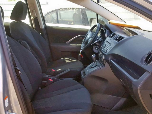 JM1CW2CL5C0102637 - 2012 MAZDA 5 SILVER photo 5