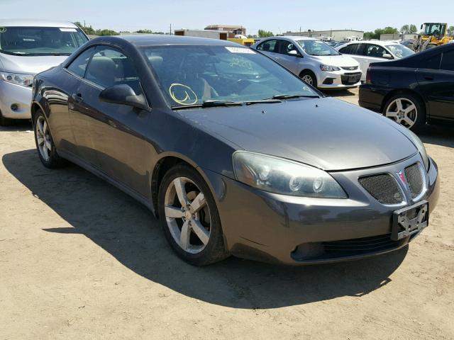 1G2ZH36N374130804 - 2007 PONTIAC G6 GT GRAY photo 1