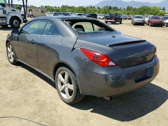 1G2ZH36N374130804 - 2007 PONTIAC G6 GT GRAY photo 3