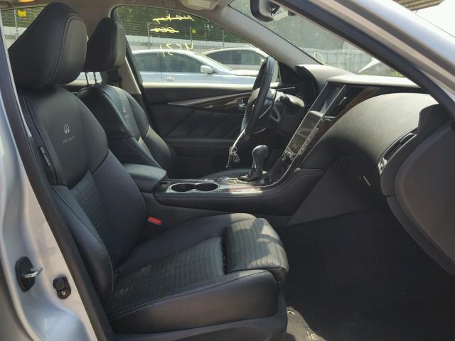 JN1BV7AR0EM680033 - 2014 INFINITI Q50 BASE SILVER photo 5
