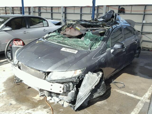 2HGFB2F91DH533693 - 2013 HONDA CIVIC EXL CHARCOAL photo 2