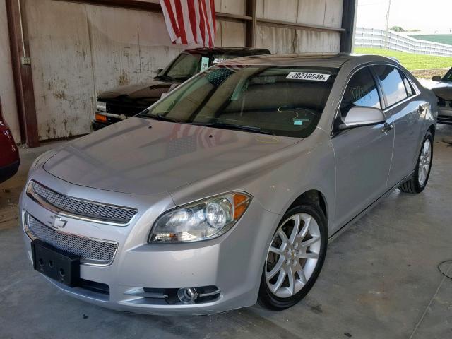 1G1ZG5E79CF109086 - 2012 CHEVROLET MALIBU LTZ ვერცხლისფერი ფოტო 2