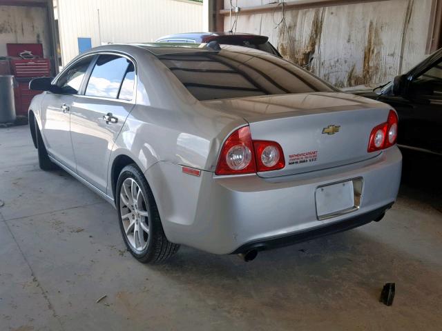 1G1ZG5E79CF109086 - 2012 CHEVROLET MALIBU LTZ ვერცხლისფერი ფოტო 3
