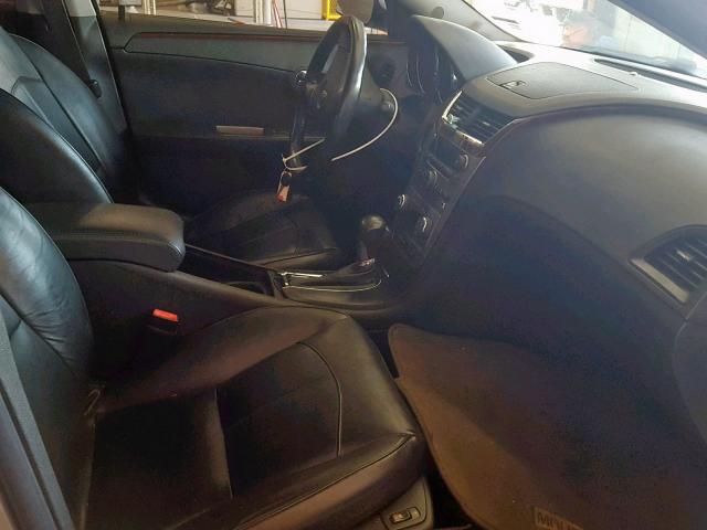 1G1ZG5E79CF109086 - 2012 CHEVROLET MALIBU LTZ ვერცხლისფერი ფოტო 5