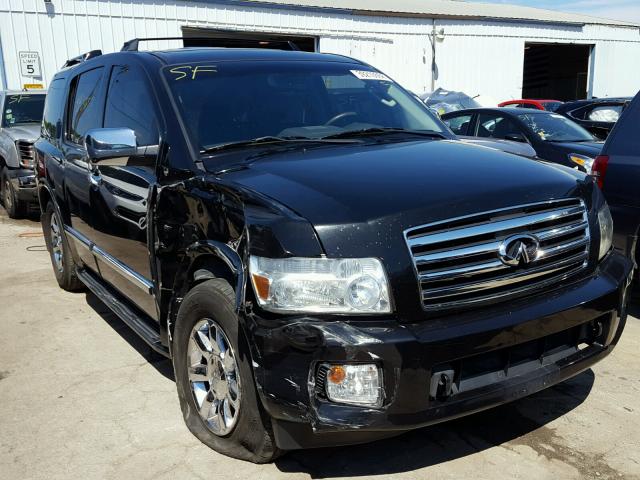 5N3AA08C76N811244 - 2006 INFINITI QX56 BLACK photo 1