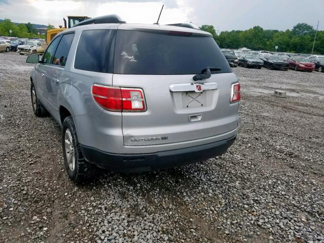 5GZER23D89J106739 - 2009 SATURN OUTLOOK XR ვერცხლისფერი ფოტო 3
