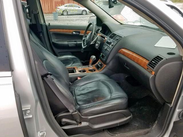 5GZER23D89J106739 - 2009 SATURN OUTLOOK XR ვერცხლისფერი ფოტო 5