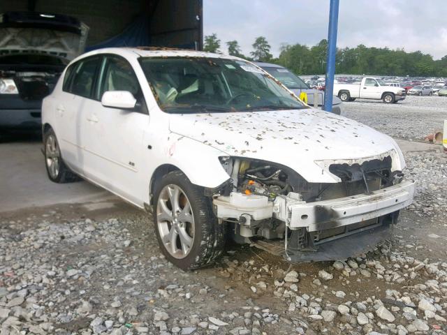 JM1BK343481174605 - 2008 MAZDA 3 HATCHBAC WHITE photo 1