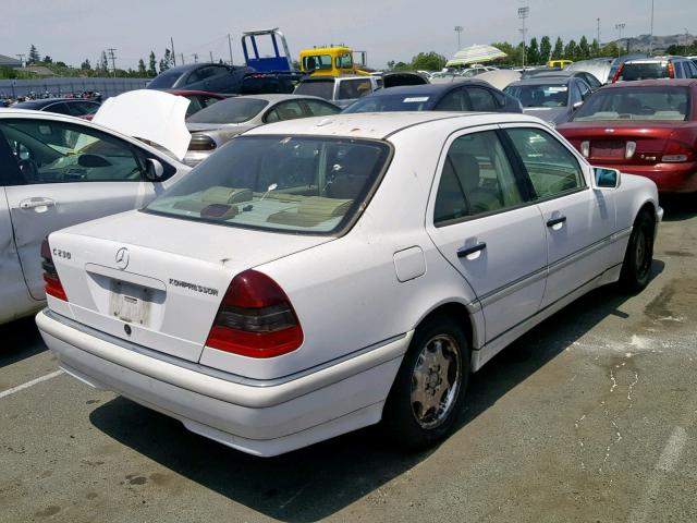 WDBHA24G2YA826551 - 2000 MERCEDES-BENZ C 230 WHITE photo 4