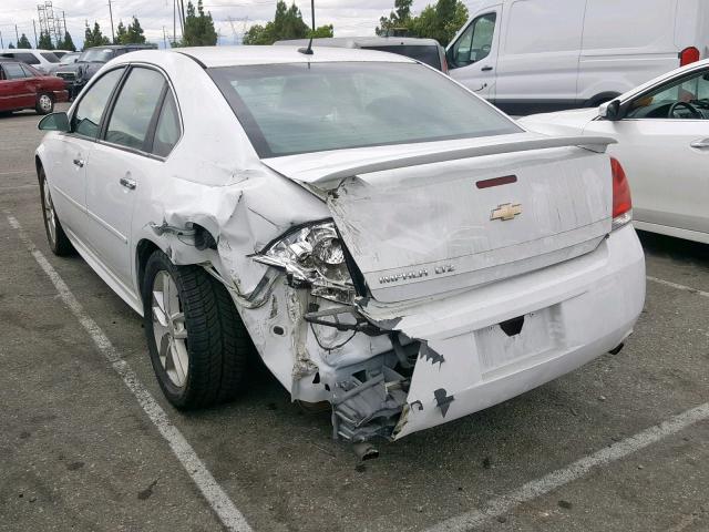 2G1WC5E39D1248736 - 2013 CHEVROLET IMPALA LTZ WHITE photo 3