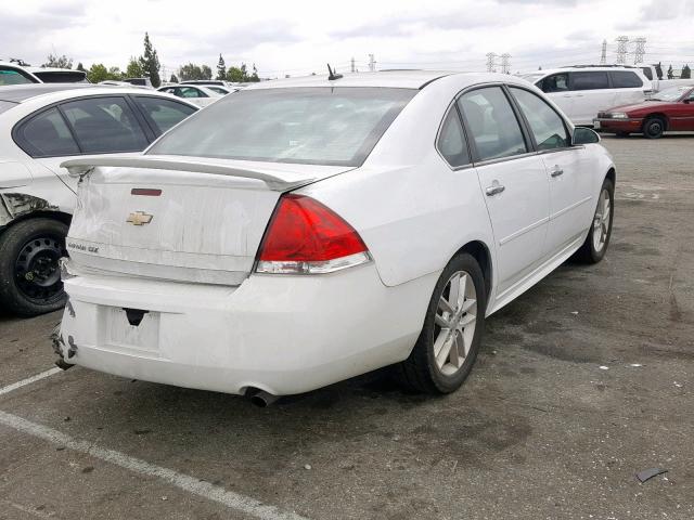 2G1WC5E39D1248736 - 2013 CHEVROLET IMPALA LTZ WHITE photo 4