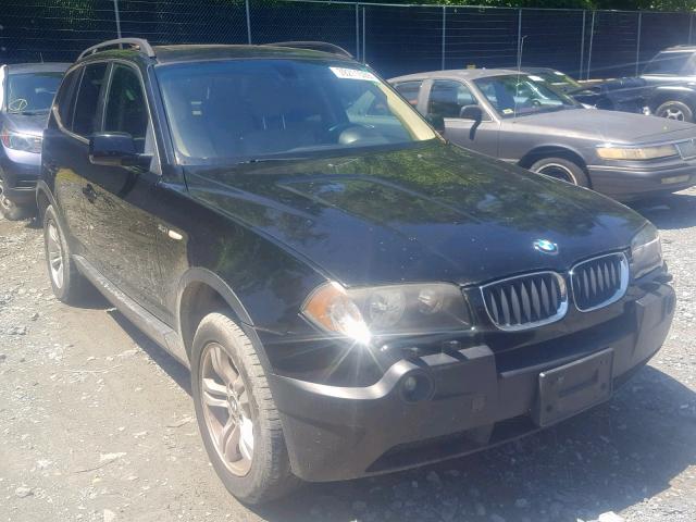 WBXPA93425WD02186 - 2005 BMW X3 3.0I BLACK photo 1