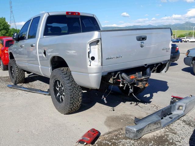 3D7KS28C45G751592 - 2005 DODGE RAM 2500 S GRAY photo 3