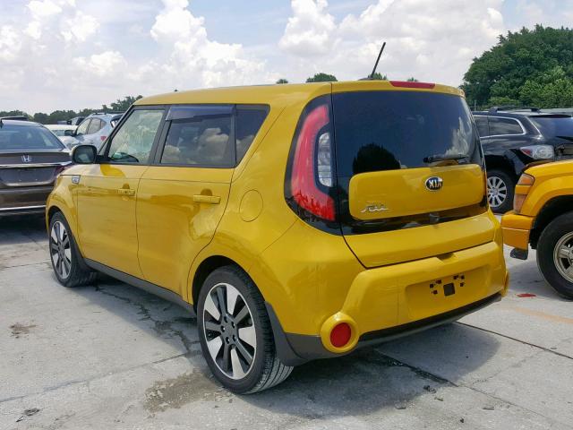 KNDJX3A57E7056110 - 2014 KIA SOUL ! Sarı foto 3