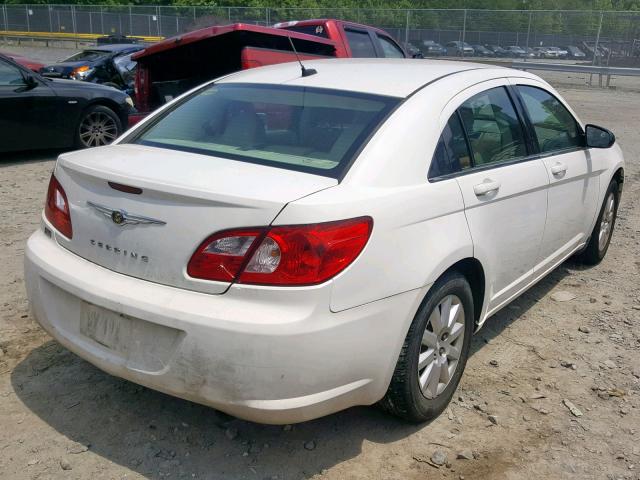 1C3LC46R28N179081 - 2008 CHRYSLER SEBRING LX WHITE photo 4