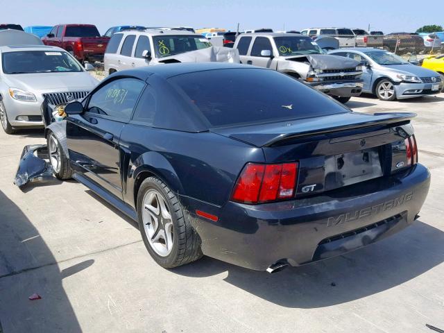 1FAFP42X0YF259397 - 2000 FORD MUSTANG GT BLACK photo 3