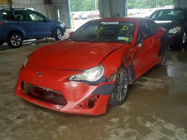 JF1ZNAA19D2710293 - 2013 TOYOTA SCION FR-S RED photo 2