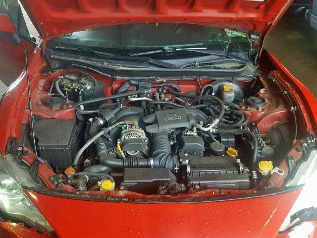 JF1ZNAA19D2710293 - 2013 TOYOTA SCION FR-S RED photo 7