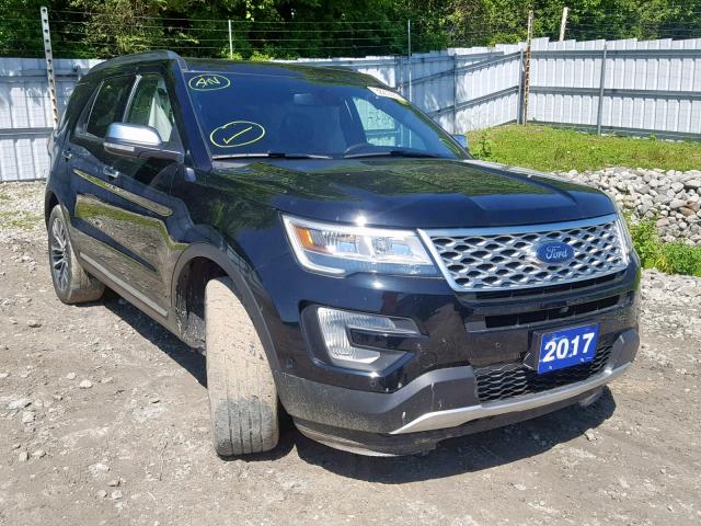 1FM5K8HT5HGC81644 - 2017 FORD EXPLORER P BLACK photo 1