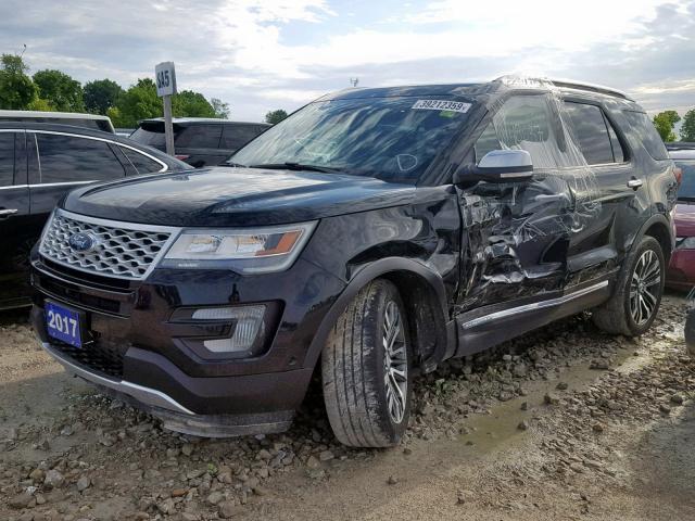 1FM5K8HT5HGC81644 - 2017 FORD EXPLORER P BLACK photo 10