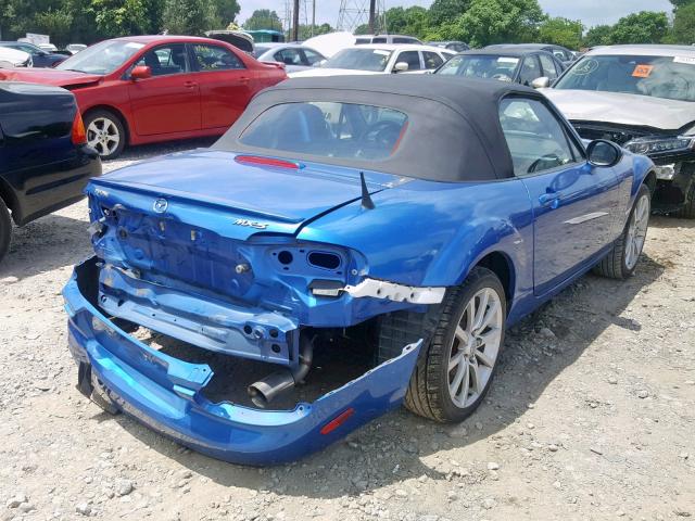 JM1NC25FX60113100 - 2006 MAZDA MX-5 MIATA BLUE photo 4