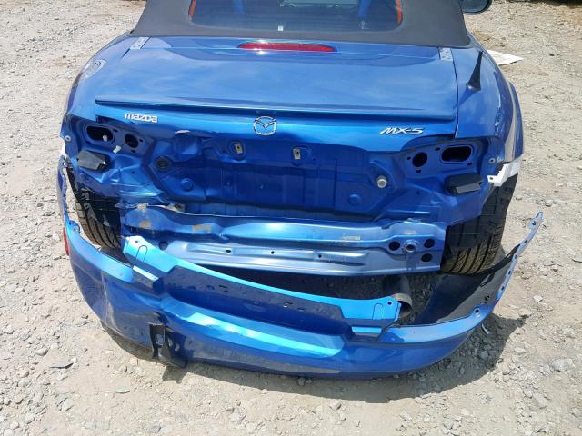 JM1NC25FX60113100 - 2006 MAZDA MX-5 MIATA BLUE photo 9