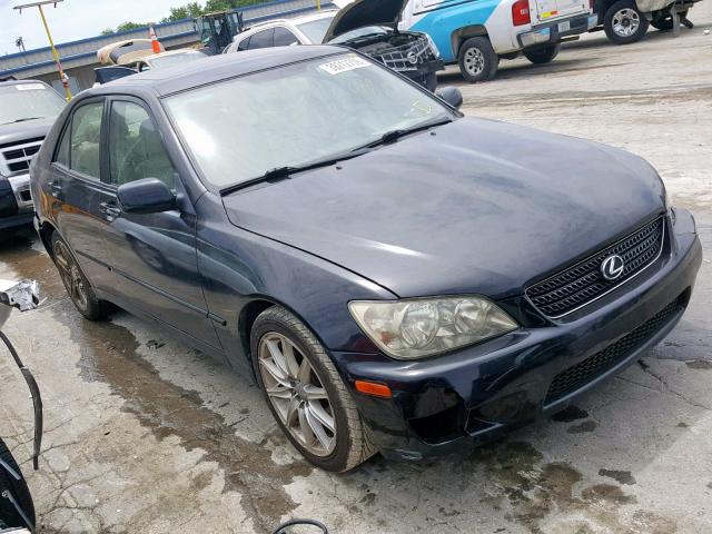 JTHBD192850100957 - 2005 LEXUS IS 300 BLACK photo 1