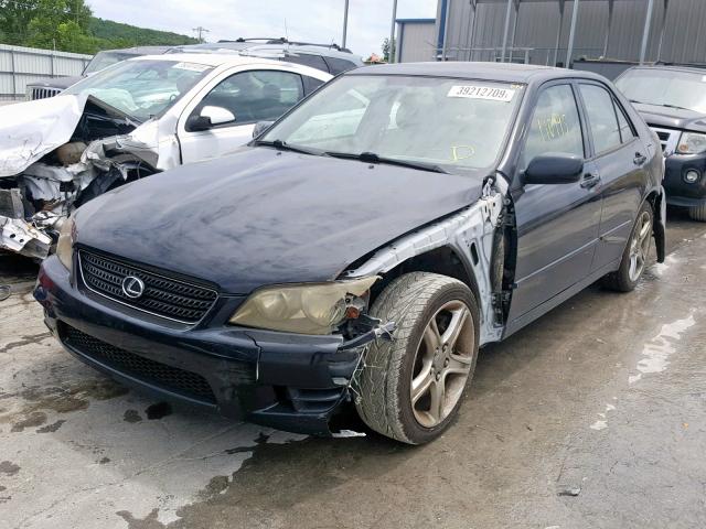 JTHBD192850100957 - 2005 LEXUS IS 300 BLACK photo 2