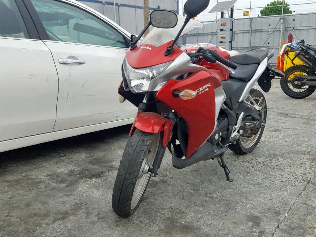 MLHMC4107C5205477 - 2012 HONDA CBR250 R RED photo 2