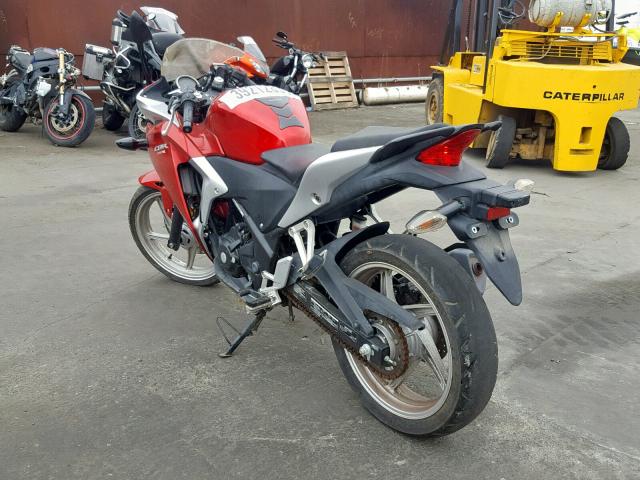 MLHMC4107C5205477 - 2012 HONDA CBR250 R RED photo 4