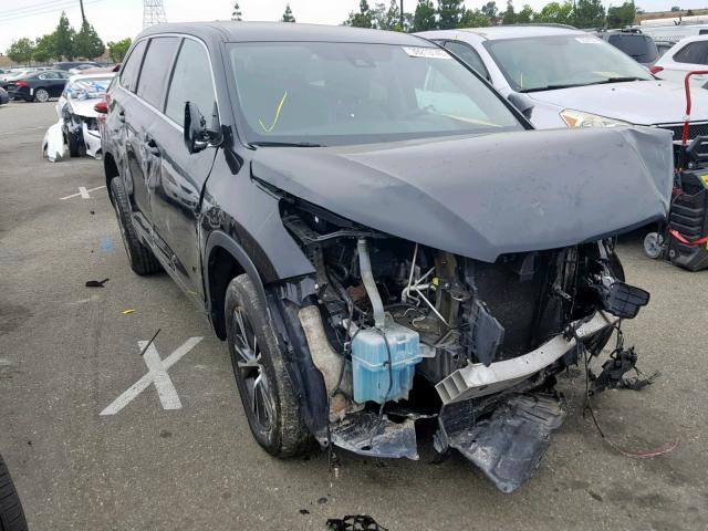 5TDZZRFH2HS200479 - 2017 TOYOTA HIGHLANDER BLACK photo 1