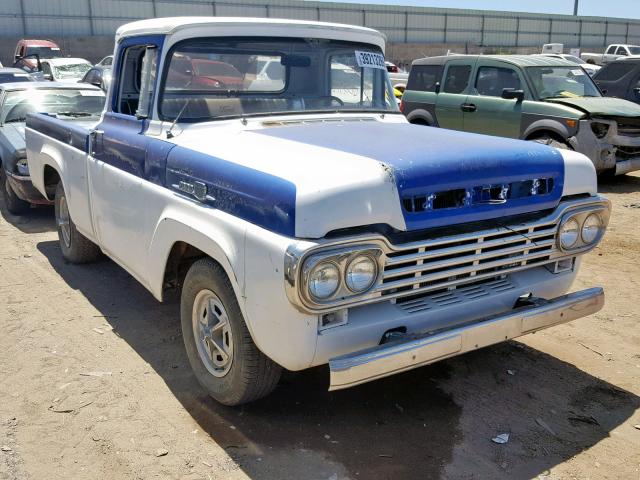 F10J9K14473 - 1959 FORD F10  WHITE photo 1