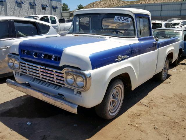 F10J9K14473 - 1959 FORD F10  WHITE photo 2