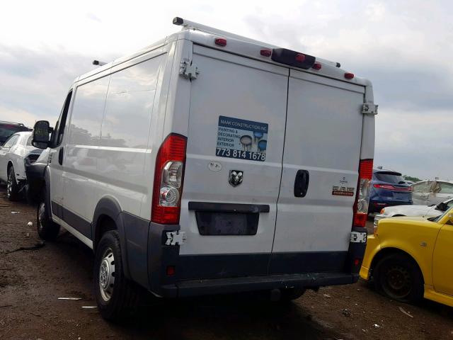 3C6TRVNGXGE123576 - 2016 RAM PROMASTER 白色 照片 3