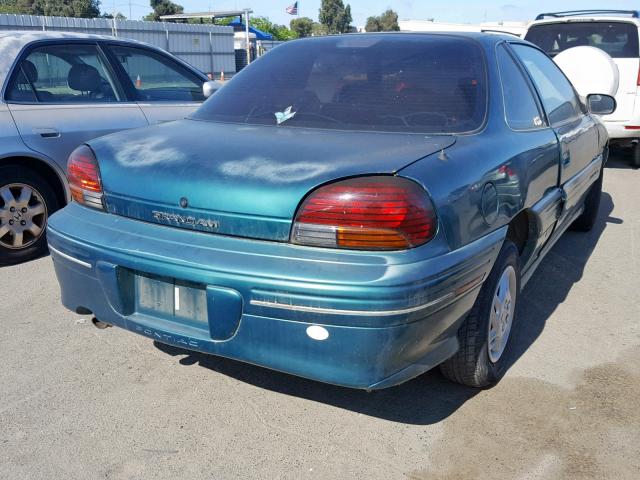 1G2NE12T7VM520527 - 1997 PONTIAC GRAND AM S GREEN photo 4