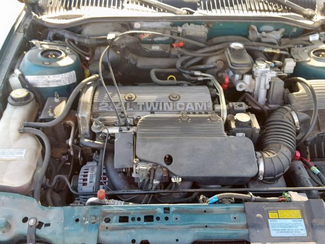 1G2NE12T7VM520527 - 1997 PONTIAC GRAND AM S GREEN photo 7
